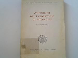 Bild des Verkufers fr Contributi del Laboratorio di psicologia. Serie Decimottava. zum Verkauf von Antiquariat Bookfarm