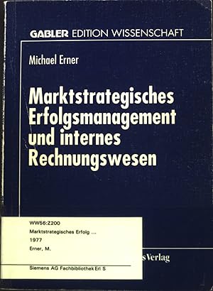 Imagen del vendedor de Marktstrategisches Erfolgsmanagement und internes Rechnungswesen. Gabler Edition Wissenschaft. a la venta por books4less (Versandantiquariat Petra Gros GmbH & Co. KG)