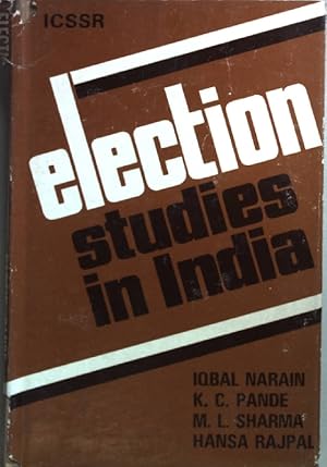 Bild des Verkufers fr Election Studies in India: An Evaluation (Report of an ICSSR Project). zum Verkauf von books4less (Versandantiquariat Petra Gros GmbH & Co. KG)