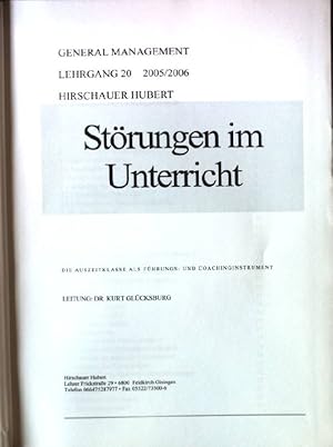 Seller image for Strungen im Unterricht. General Management Lehrgang 20 2005/2006 for sale by books4less (Versandantiquariat Petra Gros GmbH & Co. KG)