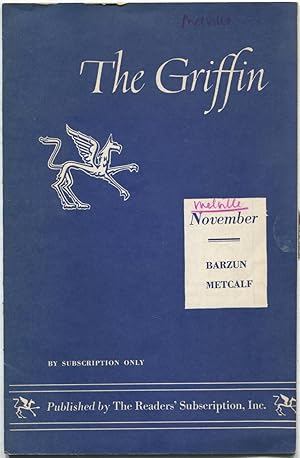 Bild des Verkufers fr The Griffin - November 1953, Volume 2, No. 10 zum Verkauf von Between the Covers-Rare Books, Inc. ABAA