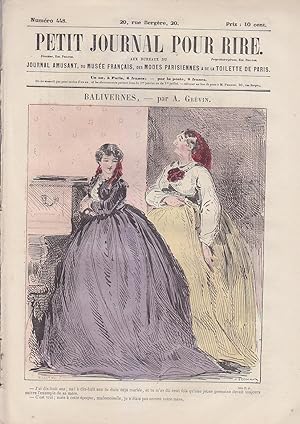Imagen del vendedor de PETIT JOURNAL POUR RIRE 448 1860 GREVIN Revue NADAR Marcelin RANDON Morel a la venta por CARIOU1