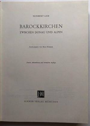 Image du vendeur pour Barockkirchen zwischen Donau und Alpen. Aufnahmen von Max Hirmer. mis en vente par Antiquariat Lohmann