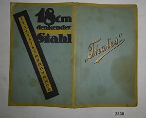 Seller image for Landkarte mit Gebietsver�nderungen Deutsches Reich und den Generalvertretungen der Firma Thales Rechenmaschinenfarbik for sale by Versandhandel f�r Sammler