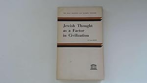 Seller image for Jewish thought as a factor in civilization for sale by Goldstone Rare Books