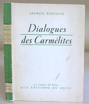 Image du vendeur pour Dialogues Des Carmlites mis en vente par Eastleach Books