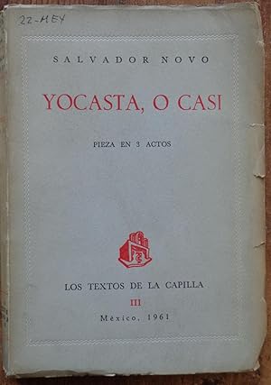 Yocasta, o casi. pieza en 3 actos