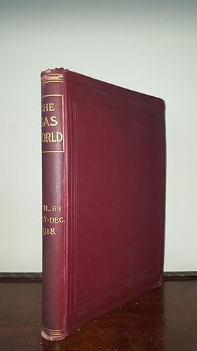 THE GAS WORLD Index to Volume LXIX From July to December 1918