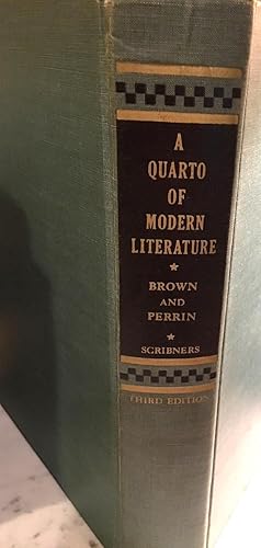 Imagen del vendedor de Quarto of Modern Literature, A: Third edition a la venta por Henry E. Lehrich