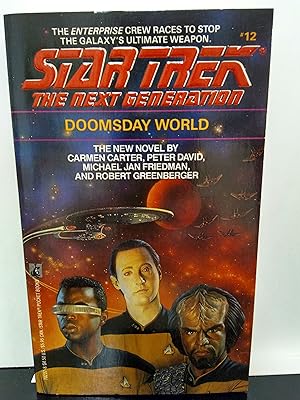 Imagen del vendedor de Doomsday World (Star Trek Next Generation #12) a la venta por Fleur Fine Books