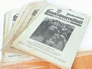 Konvolut aus 14 Heften Wochenblatt der Landesbauernschaft Hannover-Braunschweig - Jahrgang 1938 !