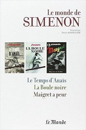 LE MONDE DE SIMENON N 4 - le temps dAna - la boule noire - Maigret a peur .