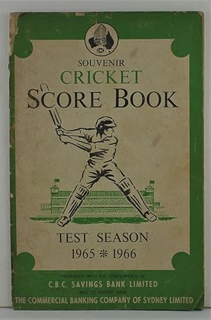 The Commercial Banking Company Souvenir Cricket Score Book Test Season 1965-1966