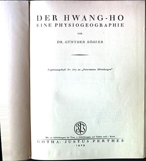 Bild des Verkufers fr Der Hwang-Ho eine Physiogeographie zum Verkauf von books4less (Versandantiquariat Petra Gros GmbH & Co. KG)