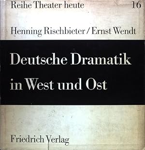 Seller image for Deutsche Dramatik in West und Ost Reihe Theater heute 16 for sale by books4less (Versandantiquariat Petra Gros GmbH & Co. KG)