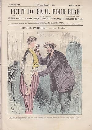 Imagen del vendedor de PETIT JOURNAL POUR RIRE 456 1860 GREVIN Ladreys Belin MARCELIN Bade Allemagne a la venta por CARIOU1