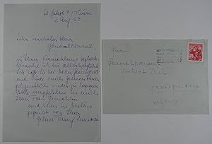 österreichische Schauspielerin (1889-1974). Eigenh. Brief mit Unterschrift an den Generalkonsul H...