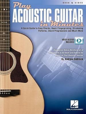 Image du vendeur pour Play Acoustic Guitar in Minutes [With DVD] mis en vente par AHA-BUCH GmbH