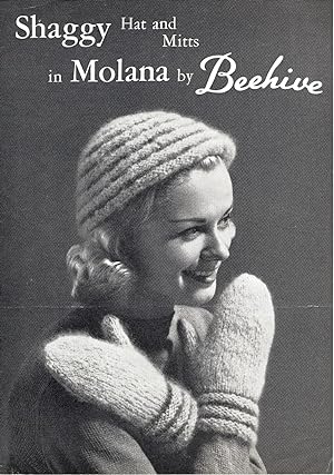 Shaggy Hat and Mitts in Molana by Beehive