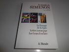 LE MONDE DE SIMENON N8 : LE PASSAGE DE LA LIGNE, LETTRE A MON JUGE, LES GENS D'EN FACE