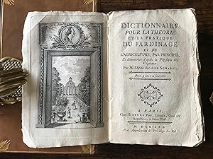 Dictionnaire pour la Théorie et la Pratique du Jardinage et de lAgriculture, par Principes, et d...