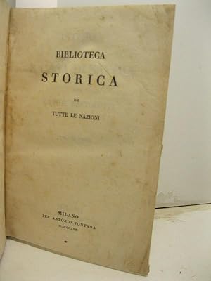 Istoria della R. Casa di Savoia. Volume unico