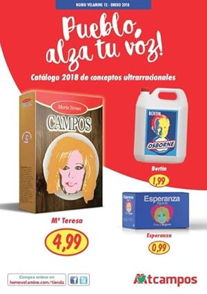 Homo Velámine nº 12: Pueblo alza tu voz! (Catálogo 2018 de conceptos ultrarracionales).