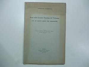 Bild des Verkufers fr Studi sulla Cronaca faentina del Tolosano con un nuovo esame dei manoscritti zum Verkauf von Coenobium Libreria antiquaria