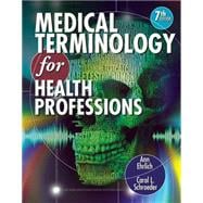 Seller image for Medical Terminology for Health Professions (with Studyware CD-ROM) for sale by eCampus