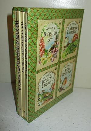 Seller image for Hedgerow Tales Box Set: The Story of Benjamin Bee, The Story of Charlotte the Caterpillar, The Story of Jeremy Cricket, & The Story of Robin Redbreast [4 books] for sale by The Book Junction