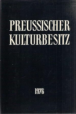 Bild des Verkufers fr Jahrbuch Preuischer Kulturbesitz. Bd. 13 (XIII), 1976. zum Verkauf von Brbel Hoffmann