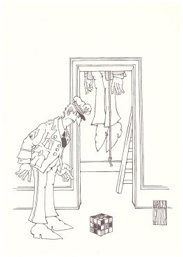 Seller image for HARALD ROLF SATTLER (Harald R. Sattler, 1939-2014) sterreichischer Zeichner, Karikaturist, Cartoonist, Illustrator, Grafiker, einziger Satiriker, der wegen Majesttsbeleidigung von einem deutschen Gericht rechtskrftig verurteilt worden ist for sale by Herbst-Auktionen