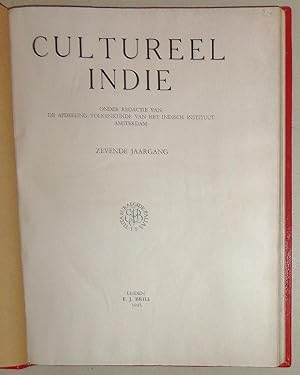 Cultureel Indie, Zevende Jaarganag (1945) (Volume VII [Seven]) [Full Morocco Binding]