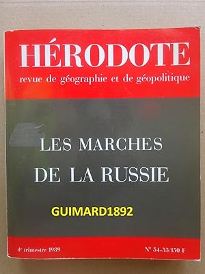 Hérodote n°54-55 Marches de la Russie