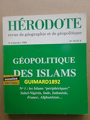 Hérodote n° 44 Géopolitique des Islams