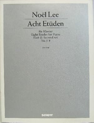 Bild des Verkufers fr Acht Etden fr Klavier. 5 Legatospiel. 6 Klangeffekte. 7 Gelufigkeit. 8 ber Akkorde von Charles Ives. zum Verkauf von Antiquariat Richart Kulbach