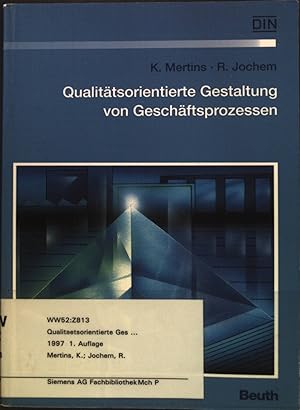 Seller image for Qualittsorientierte Gestaltung von Geschftsprozessen. for sale by books4less (Versandantiquariat Petra Gros GmbH & Co. KG)