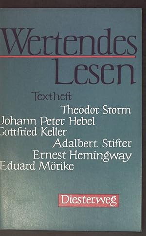 Bild des Verkufers fr Wertendes Lesen: Einfhrung in die literarische Wertung. zum Verkauf von books4less (Versandantiquariat Petra Gros GmbH & Co. KG)