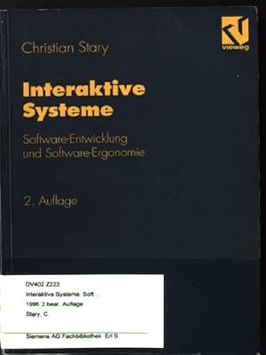 Seller image for Interaktive Systeme : Software-Entwicklung und Software-Ergonomie. Vieweg Informatik, Wirtschaftsinformatik for sale by books4less (Versandantiquariat Petra Gros GmbH & Co. KG)