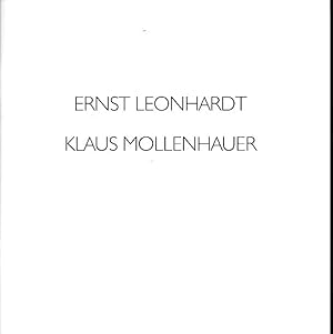 Seller image for Ernst Leonhardt, Klaus Mollenhauer. Verein Berliner Knstler: Ausstellung vom 4.6. bis 28.6.1997. ARAG-Hauptverwaltung, 4. September 1997, AC-&-G-Galerie, Dsseldorf, 7.9. bis 28.9.1997. Hrsg von Ludwig Fabender. for sale by Fundus-Online GbR Borkert Schwarz Zerfa