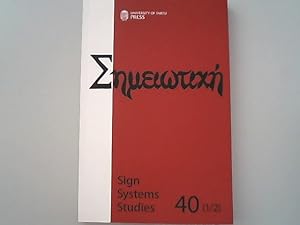 Image du vendeur pour Sign systems studies, Volume 40 (1 / 2). Semiotics of verse. mis en vente par Antiquariat Bookfarm