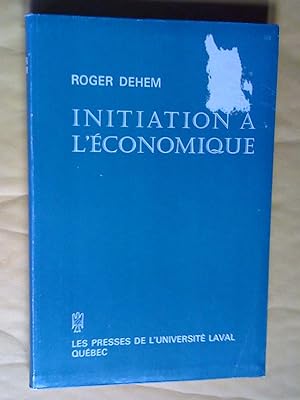 Seller image for Initiation  l'conomique, dition canadienne for sale by Claudine Bouvier