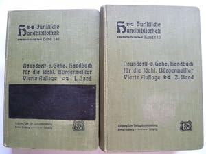 Bild des Verkufers fr Handbuch fr die Schsischen Brgermeister. zum Verkauf von Ostritzer Antiquariat