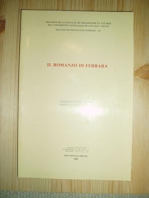 Il Romanzo di Ferrara : contributi su Giorgio Bassani / riuniti a cura di A. Sempoux