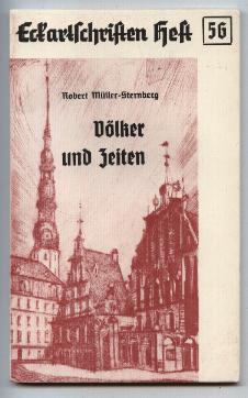 Bild des Verkufers fr Vlker und Zeiten. Zeugnisse deutscher Dichter. zum Verkauf von Leonardu