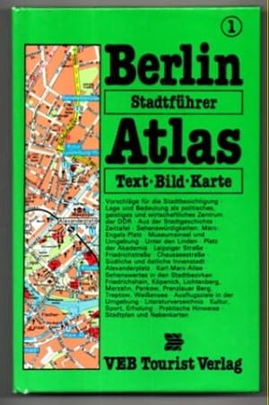 Tourist Stadtführer-Atlas Berlin.