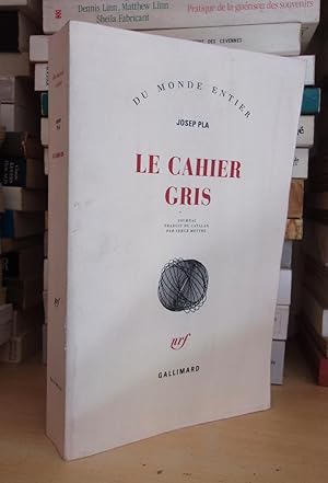 Seller image for LE CAHIER GRIS for sale by Planet's books