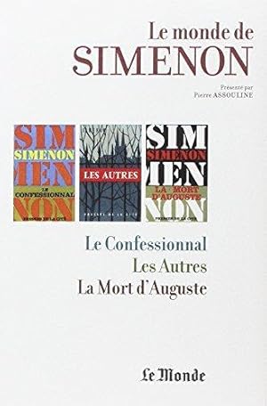 le monde de simenon 15 HISTOIRES DE FAMILLE : Le confessionnal. Les autres . La mort d'Auguste