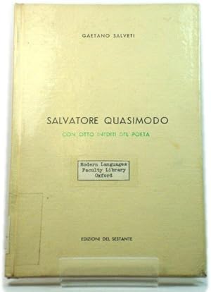 Immagine del venditore per Salvatore Quasimodo venduto da PsychoBabel & Skoob Books