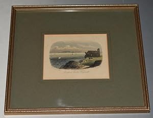 Original Hand Coloured Engraving, View of Sandfoot Castle, Dorset View of Sandfoot Castle, showin...